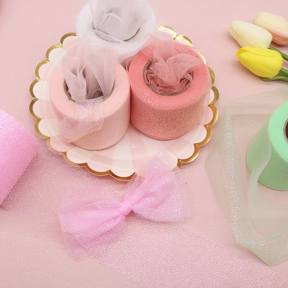 Ribbon Organza Roll - Fita de Organza com Lantejoulas de