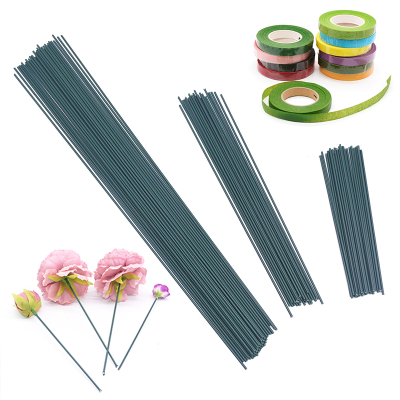 Floral Tape Green - Hastes Flor Artificial, Ferro de Arame,