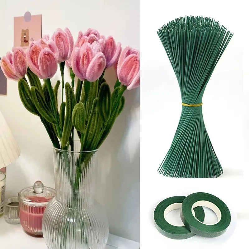 Floral Tape Green - Fitas de Papel Autoadesivas para Hastes