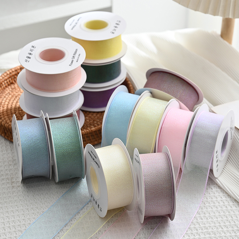 Ribbon Organza Roll - Rolo de fita de organza colorida