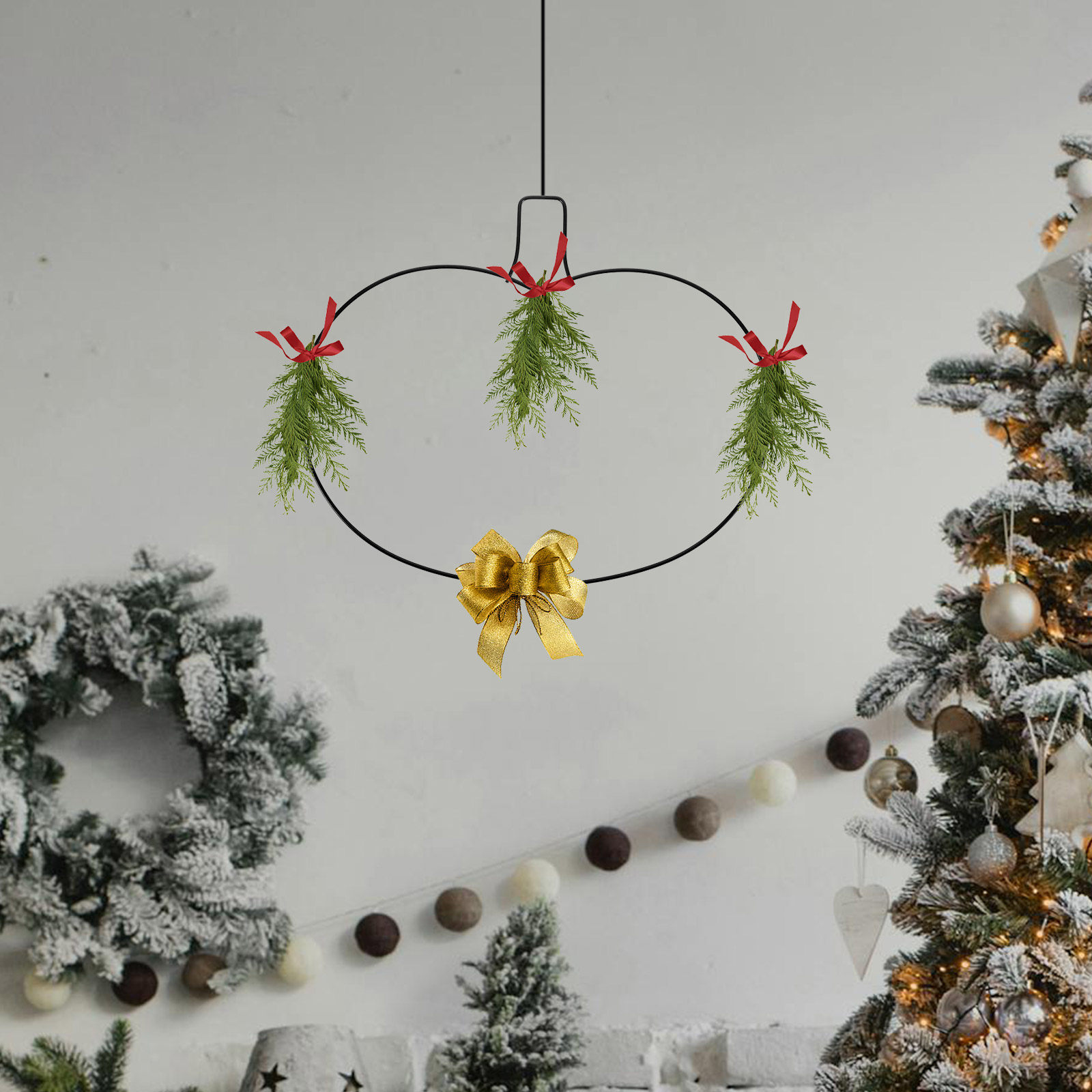 Wreath Form Wire - Estrutura de Metal em Formato de