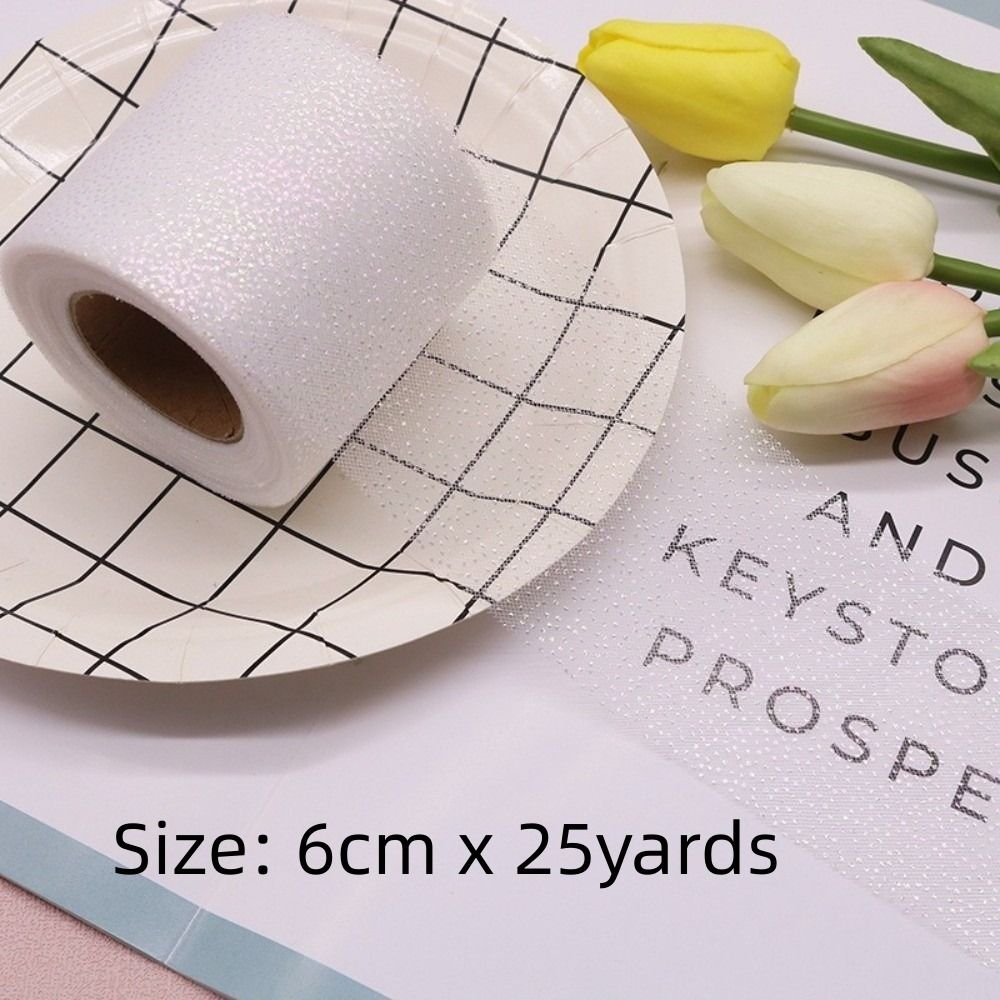 Fita de Organza com Lantejoula - Ribbon Organza Roll avaliação e preço