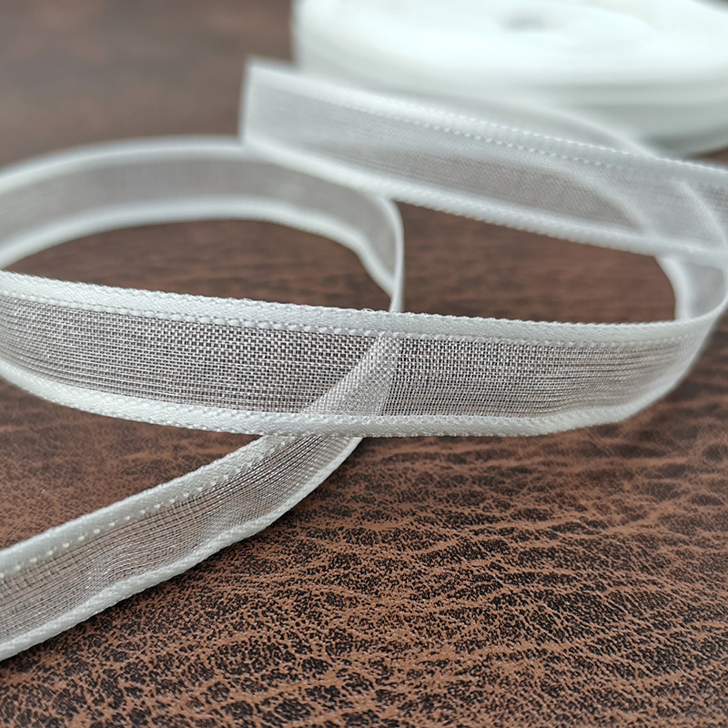 (50 jardas/rolo) 3/8 ''(10mm)  - Ribbon Organza Roll avaliação e preço