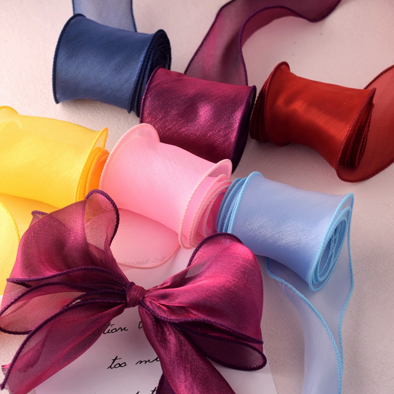 Fita De Organza De Cetim Arco- - Ribbon Organza Roll avaliação e preço