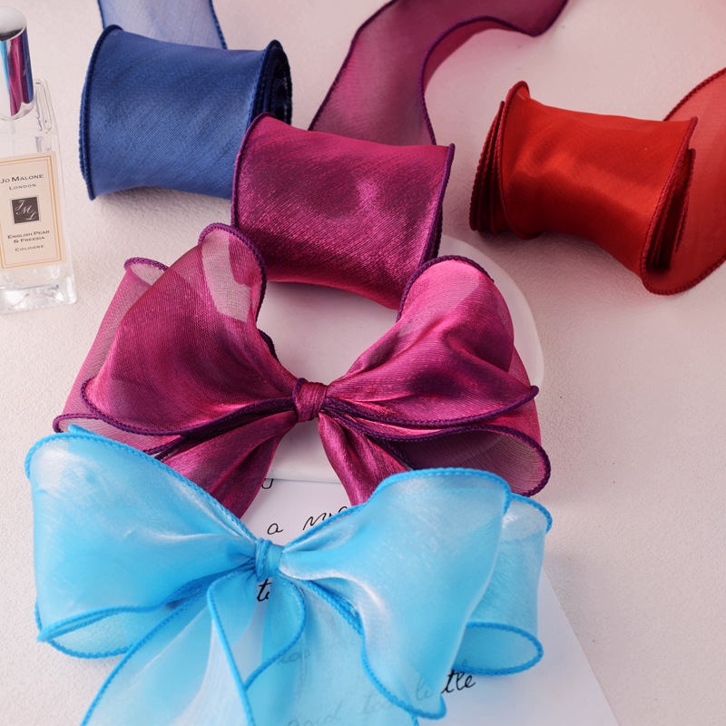 Fita De Organza De Cetim Arco- - Ribbon Organza Roll avaliação e preço