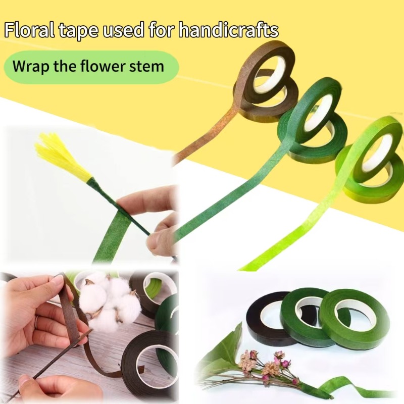 1-12 rolos de fita floral de b - Floral Tape Green avaliação e preço