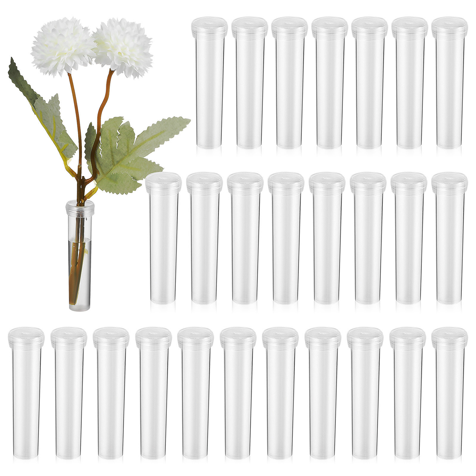 100 Peças de Tubos de Água par - Anda Florist Supply avaliação e preço