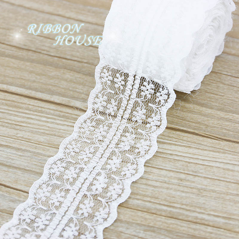 (5 Jardas/Rolo) Fita de Renda  - Ribbon Organza Roll avaliação e preço