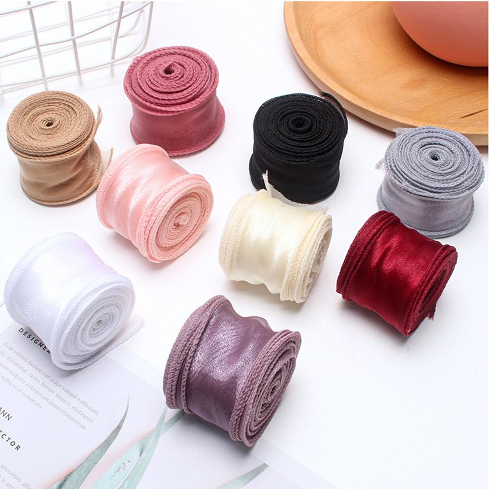 Rolo de fita de cetim para buq - Ribbon Organza Roll avaliação e preço