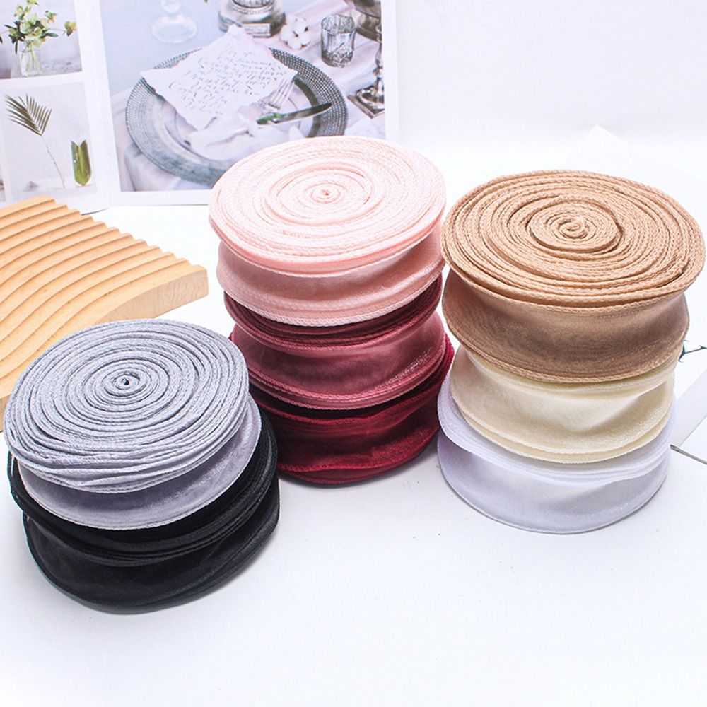 Rolo de fita de cetim para buq - Ribbon Organza Roll avaliação e preço