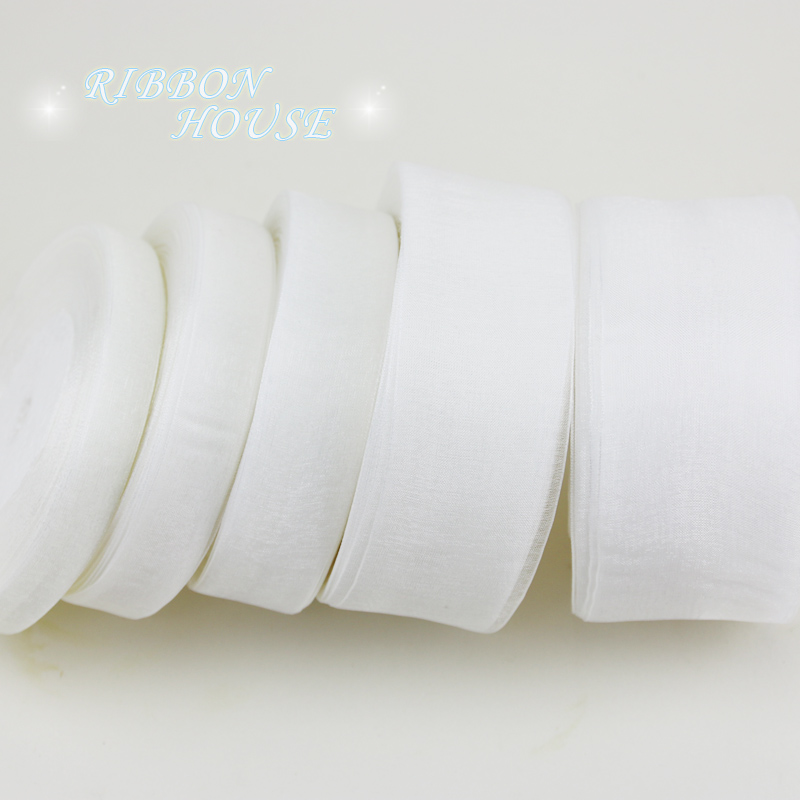 (50 jardas/rolo) 12/15/20/25/4 - Ribbon Organza Roll avaliação e preço