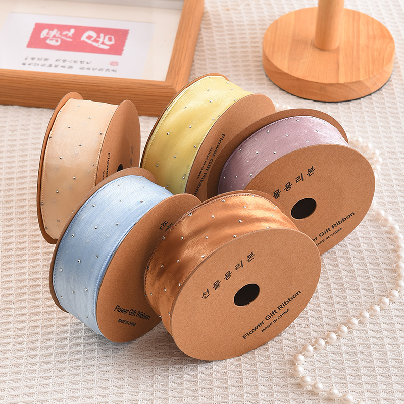 Fitas De Seda Com Strass, Fita - Ribbon Organza Roll avaliação e preço