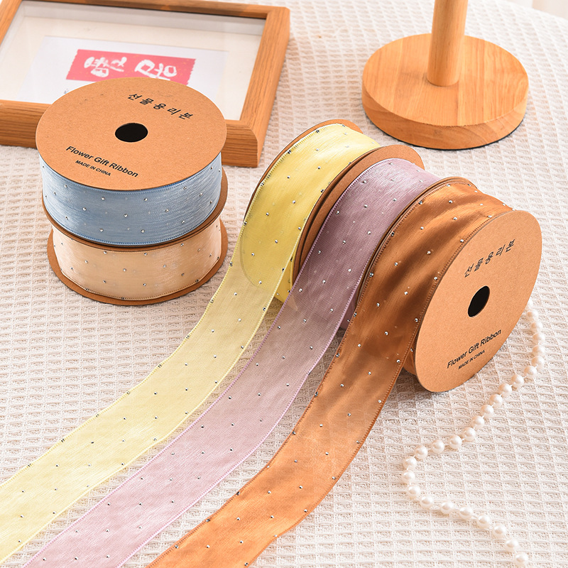 Fitas De Seda Com Strass, Fita - Ribbon Organza Roll avaliação e preço
