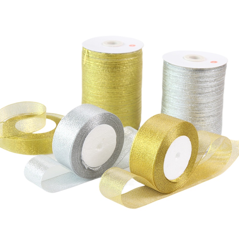 Fita de cebola de organza dour - Ribbon Organza Roll avaliação e preço
