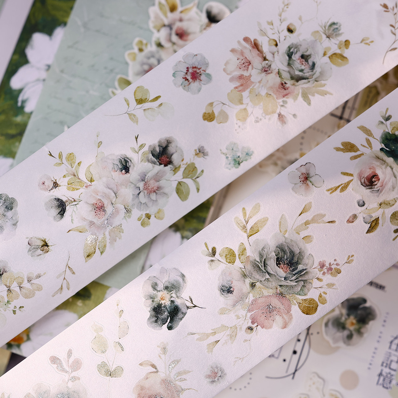 Fita Adesiva Decorativa de Pap - Floral Tape Green avaliação e preço
