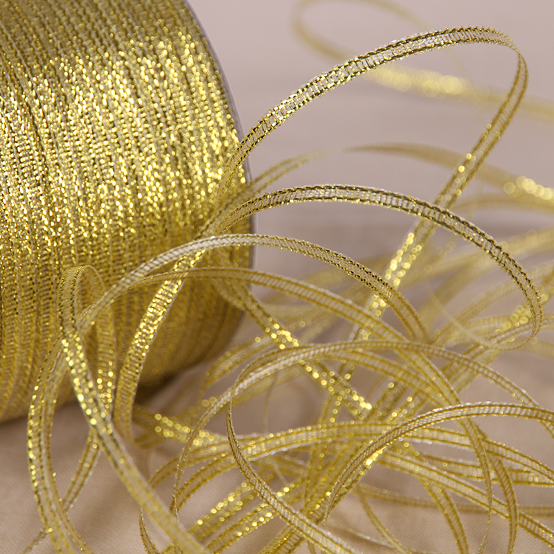 Fita de cebola dourada e prate - Ribbon Organza Roll avaliação e preço