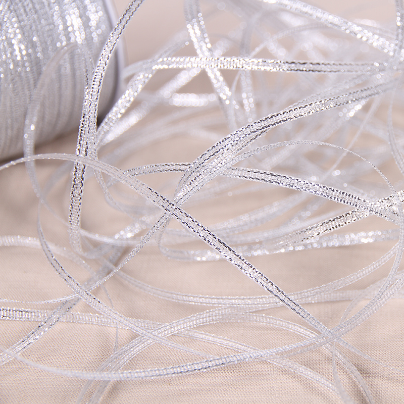 Fita de cebola dourada e prate - Ribbon Organza Roll avaliação e preço