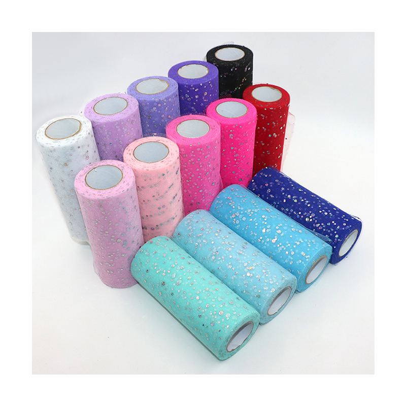 Rolo de tule com lantejoulas e - Ribbon Organza Roll avaliação e preço
