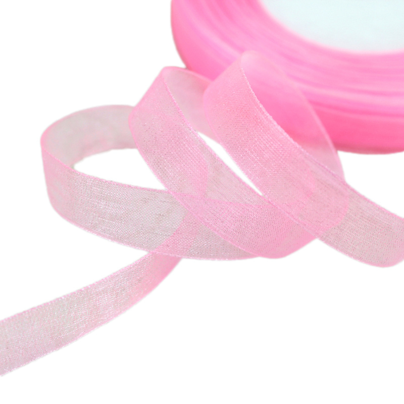 (50 Jardas/Rolo) Fitas de Orga - Ribbon Organza Roll avaliação e preço